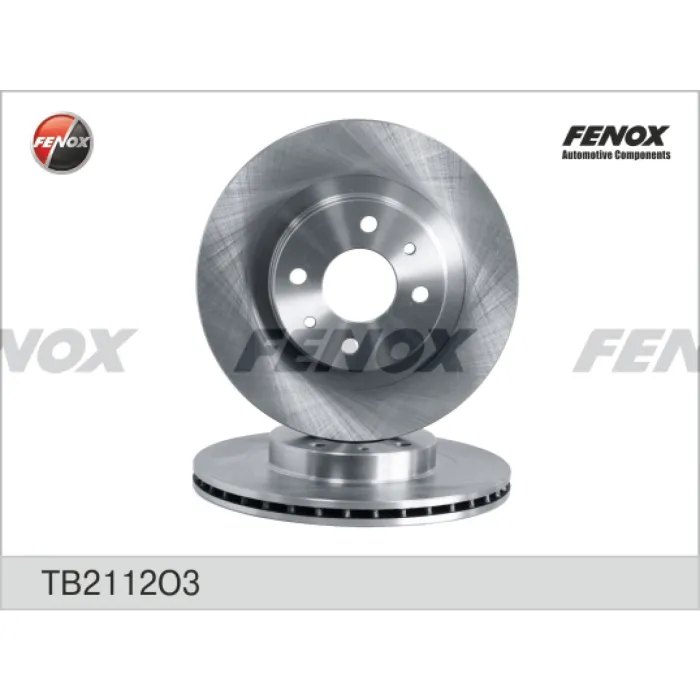 Гальмівний диск ВАЗ 2112 Fenox (TB2112O3)