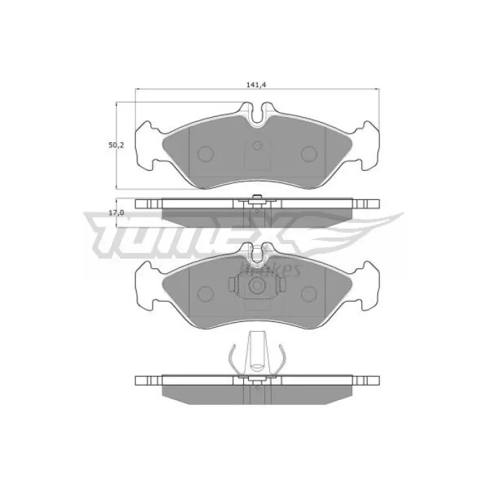 Гальмівна колодка дискова Tomex (TX 11-50)