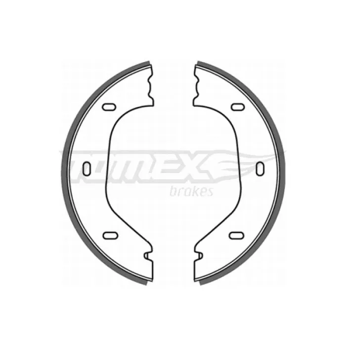 Гальмівна колодка барабанна Tomex (TX 21-21)