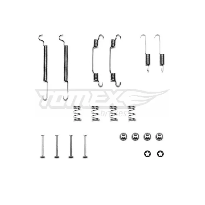 Ремкомплект гальмівних колодок барабанних Tomex (TX 40-34)