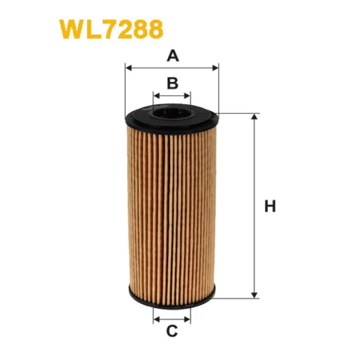 Фільтр оливи Mercedes A (W168), A (W169), B (W245), Vaneo (W414) Wix Filters (WL7288)