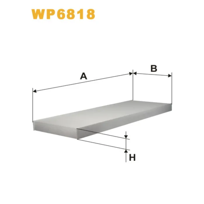 Фільтр салона Opel Vectra B; Vauxhall Vectra MK1 Wix Filters (WP6818)