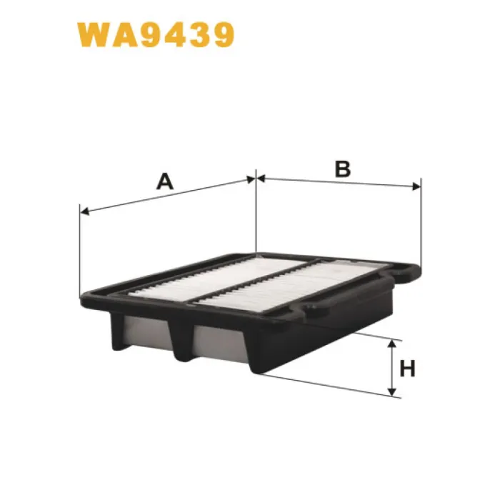 Фільтр повітря Chevrolet Europe (GM) Aveo; Daewoo (Chevrolet) Kalos Wix Filters (WA9439)