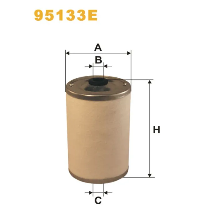 Фільтр паливний WIX FILTERS Autosan, Bova, Droegmoeller, Evobus, Grove, Hanomag, Kaessbohrer (95133E)