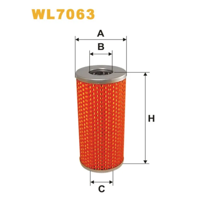 Фільтр оливи Timberjack 100; Moskvitch 412, 427,434,1500; Wolga (Gaz) Gaz 21/24, Gazel Wix Filters (WL7063)