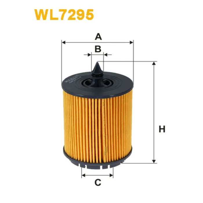 Фільтр оливи Alfa Romeo 159, Brera; Fiat Croma II; Opel Astra G, Insignia, Vectra B/C, Wix Filters (WL7295)