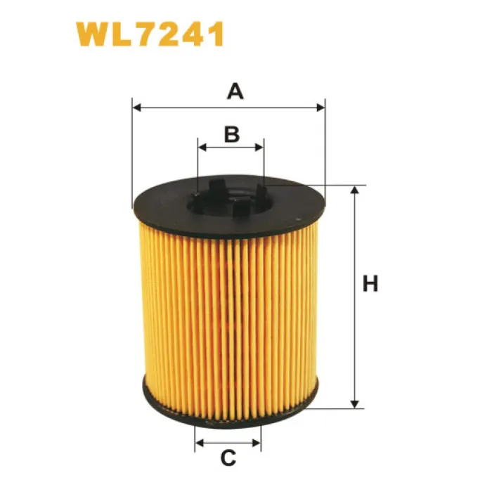 Фільтр оливи Opel Astra G (Astra II), Corsa C, Omega B, Signum, Sintra, Vectra B/C, Za Wix Filters (WL7241)