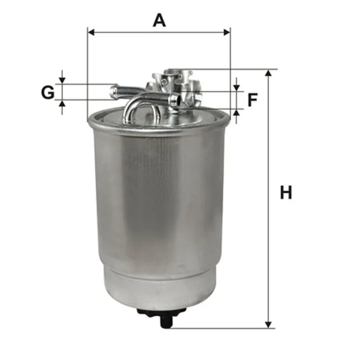 Фільтр паливний WIX FILTERS Desta,  Seat, VW (WF8180)