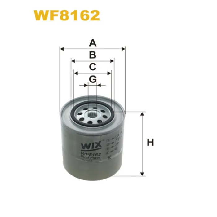 Фільтр паливний WIX FILTERS BMW (WF8162)