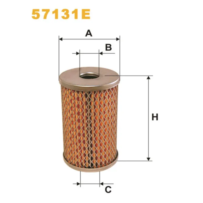 Фільтр оливи Daf; Evobus; Hanomag-Henschel; Iveco; Kaessbohrer; Leyland; M.A.N.; Merce Wix Filters (57131E)