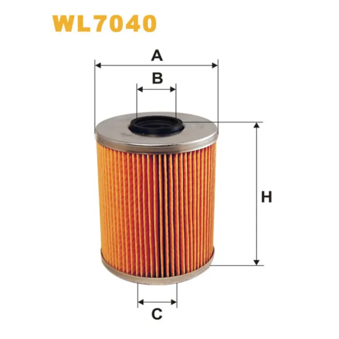 Фільтр оливи BMW Serie 3 (E36), Serie 5 (E34), Serie Z3, Serie Z4 (E85/E86) Wix Filters (WL7040)