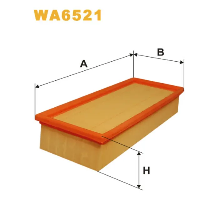 Фільтр повітря Honda Accord VI (96-98), Civic VI; Landrover Freelander I; Rover MG ( Wix Filters (WA6521)