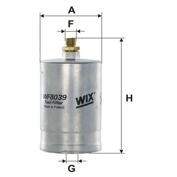Фільтр паливний WIX FILTERS Ferrari, Mondial (WF8039)
