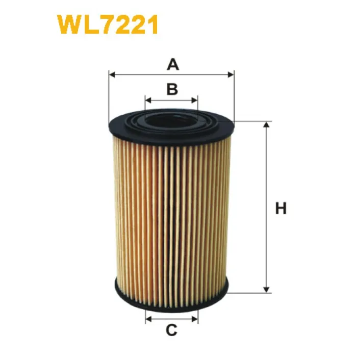 Фільтр оливи BMW Serie 3 (E36), Serie 3 (E46), Serie 5 (E34), Serie Z3 Wix Filters (WL7221)