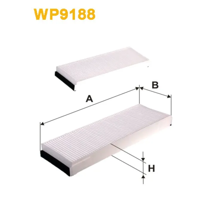 Фільтр салона Audi A6 II (4F/C6), Allroad II (4FH) Wix Filters (WP9188)