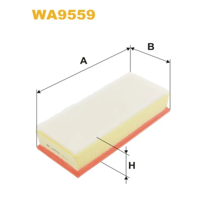 Фільтр повітря Citroen C8, Jumpy II; Fiat Scudo II, Ulysse II; Lancia Phedra; Peugeo Wix Filters (WA9559)