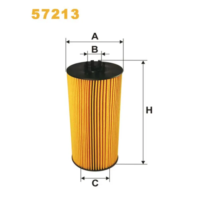 Фільтр оливи Mercedes HD Diesel Engines Various Class 8 Trks Wix Filters (57213)