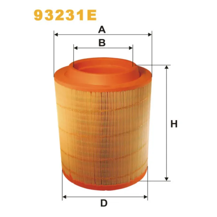 Фільтр повітря Iveco Euro Cargo, Euro Cargo II Wix Filters (93231E)