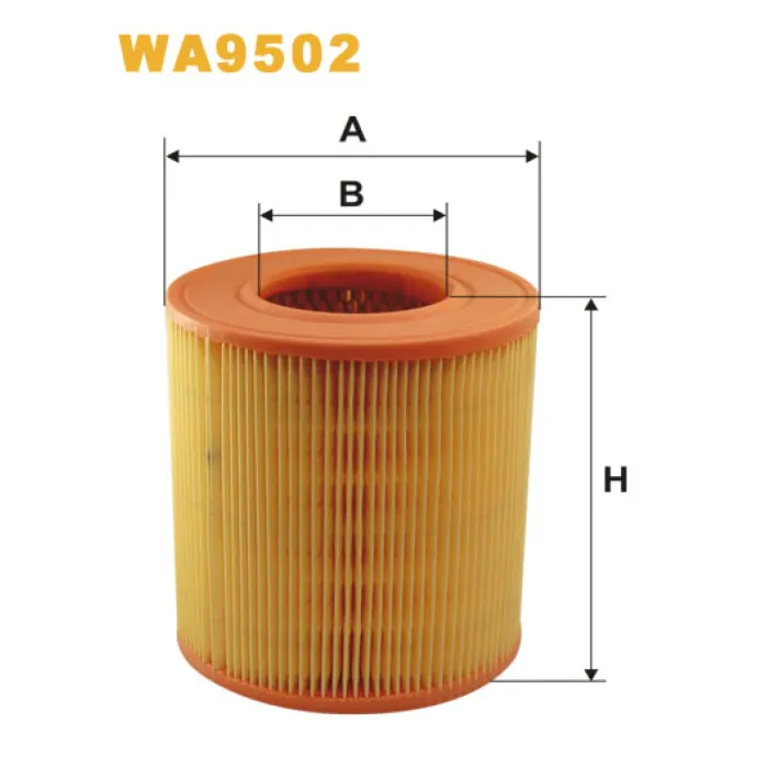 Фільтр повітря Audi A6 II (4F/C6) Wix Filters (WA9502)