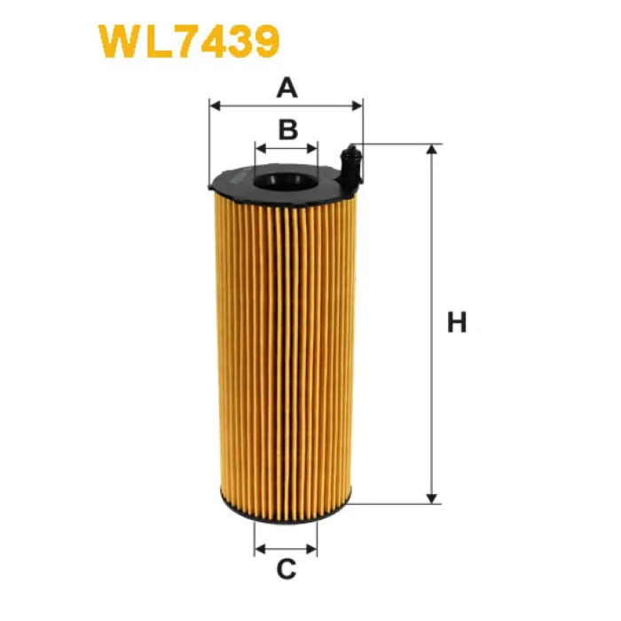 Фільтр оливи Audi A4 (B6,B7/8E,8H), A4 (B8/8K), A5 (8T), A6 II (4F/C6), A8 II (4E), Al Wix Filters (WL7439)