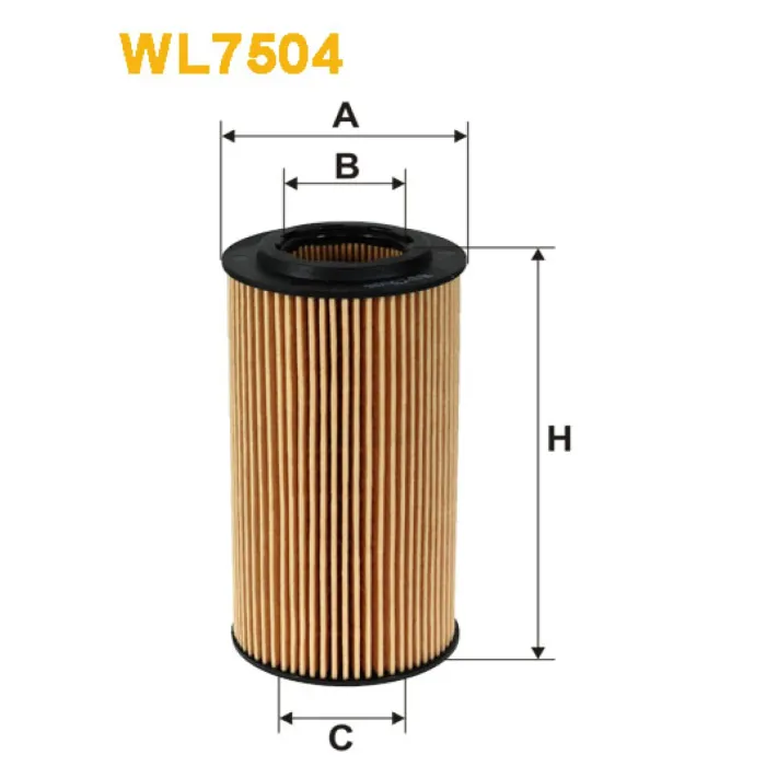 Фільтр оливи Audi; Seat; Skoda; Volkswagen Wix Filters (WL7504)