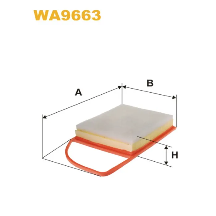 Фільтр повітря Citroen Berlingo III, C3 II, C3 Picasso, C4, C4 II, C4 Picasso, C5 II Wix Filters (WA9663)