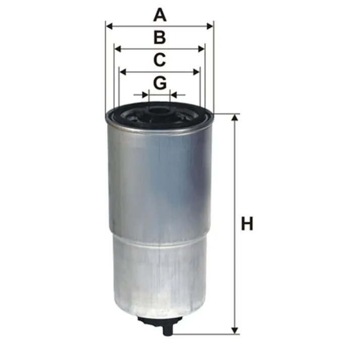 Фільтр паливний WIX FILTERS Fiat, Kia (WF8327)