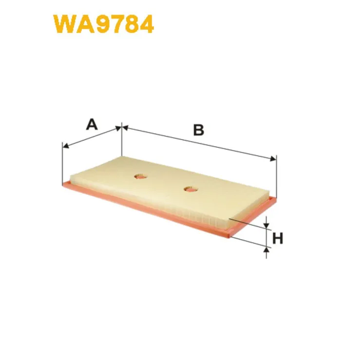 Фільтр повітря Mercedes-Benz C (W204/S204), CLS (C218), E (W212), E Coupe/Cabrio (A/ Wix Filters (WA9784)