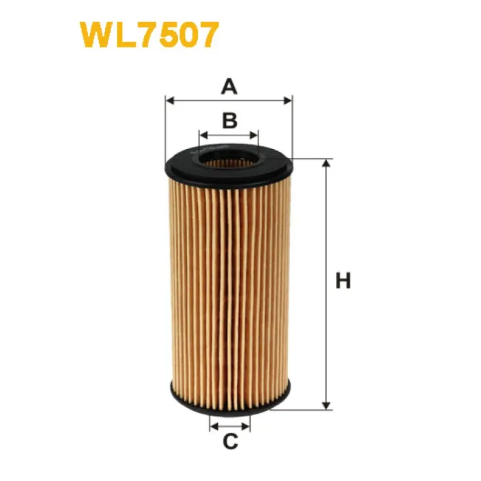 Фільтр оливи Audi; Seat; Skoda; Volkswagen Wix Filters (WL7507)