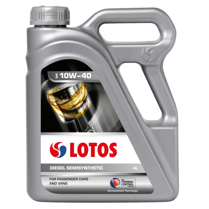 Олива моторна LOTOS Semisynthetic Diesel CF 10W-40 4 л (WF-K400N40-0H0)