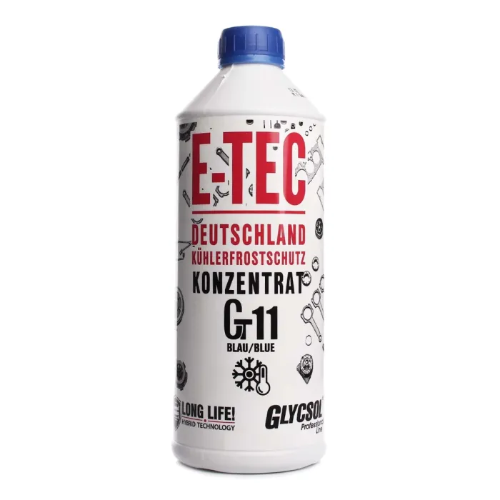 Рідина охолоджуюча E-TEC Glycsol -40 °C G11 синя 1,5 л (4267)