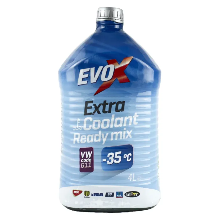 Рідина охолоджуюча MOL Evox Extra Ready -35 °C синя 4 л (19010043)