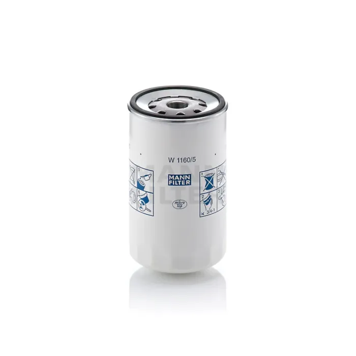 Фільтр оливи Mann-Filter (W1160/5) (FORD CARGO)