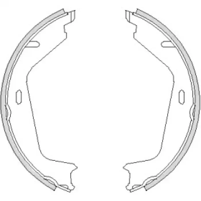 Гальмівна колодка барабанна Woking (Z4726.00)