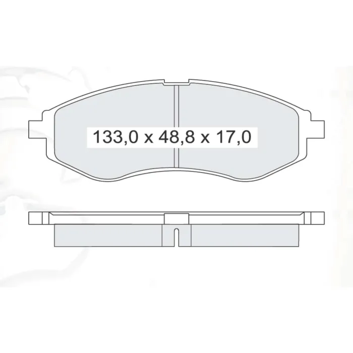 Гальмівна колодка дискова передня Chevrolet Aveo Dafmi Intelli (D190E)