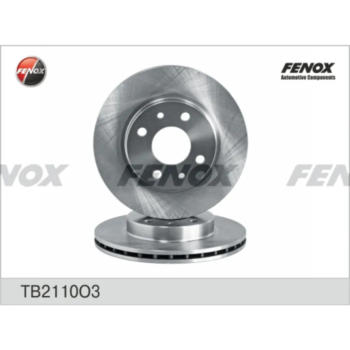 Гальмівний диск ВАЗ 2110 Fenox (TB 2110 O3)