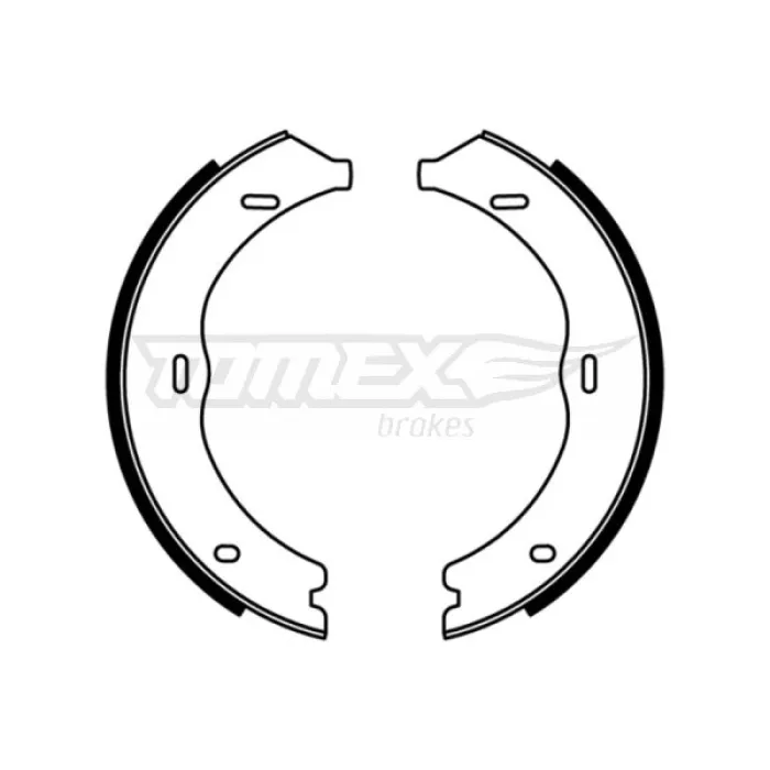 Гальмівна колодка барабанна Tomex (TX 22-12)