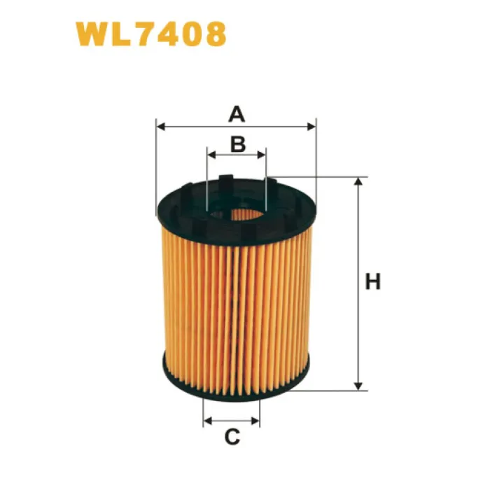 Фільтр оливи Alfa Romeo; Citroen; Fiat; Ford; Lancia; Opel; Peugeot; Subaru; Suzuki; V Wix Filters (WL7408)