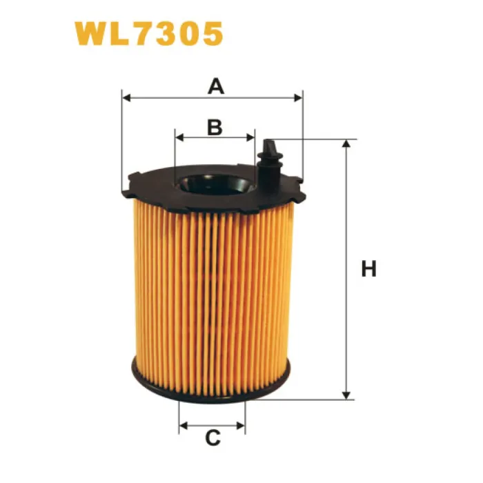 Фільтр оливи Citroen; Fiat; Ford; Mazda; Mini; Peugeot; Suzuki; Toyota; Volvo Wix Filters (WL7305)