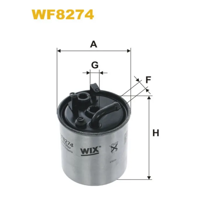 Фільтр паливний WIX FILTERS Mercedes-Benz (WF8274)