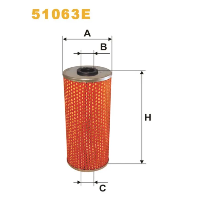 Фільтр оливи Autosan; Auwaerter; Commer; Droegmoeller; Evobus; Freightliner; Ikarus; K Wix Filters (51063E)