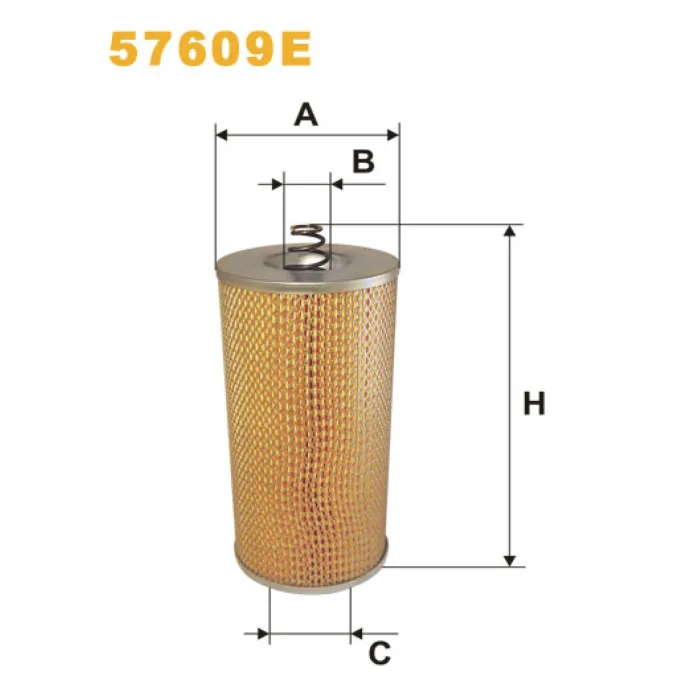 Фільтр оливи Auwaerter; Bova; Dennis; Droegmoeller; Evobus; Hanomag-Henschel; Jelcz; K Wix Filters (57609E)