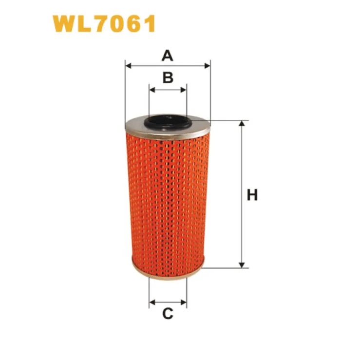 Фільтр оливи Evobus O 810-815; M.A.N. TG-A, TGL, TGM; M.A.N. Bus NUE; Fendt Favorit 90 Wix Filters (WL7061)