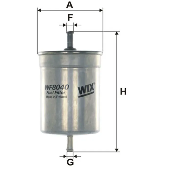 Фільтр паливний WIX FILTERS Audi, BMW, Daewoo (WF8040)