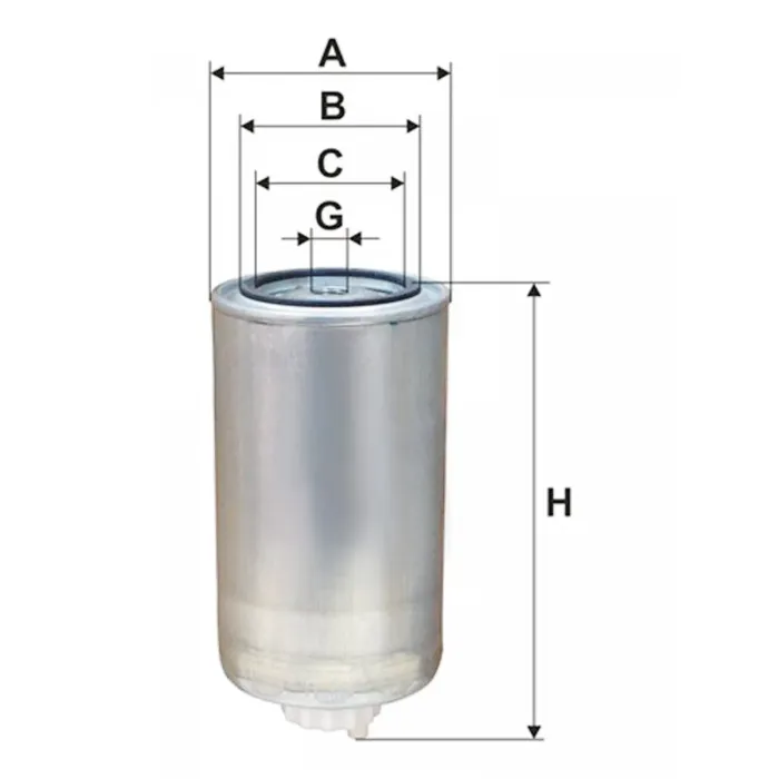 Фільтр паливний WIX FILTERS Astra, Iveco (95107E)