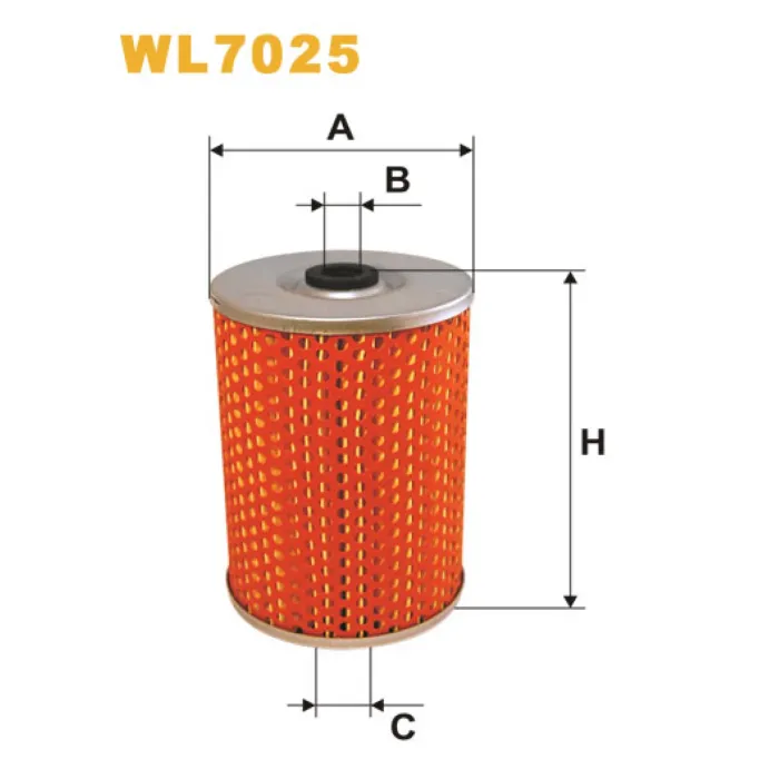 Фільтр оливи Mercedes 280, 300, 350, 380, 420, 450, 500, 560, G (W461/W463) Wix Filters (WL7025)