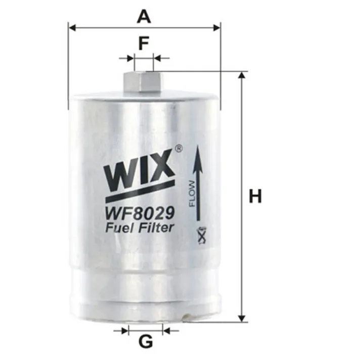 Фільтр паливний WIX FILTERS Alfa Romeo, Audi, Cadillac (WF8029)