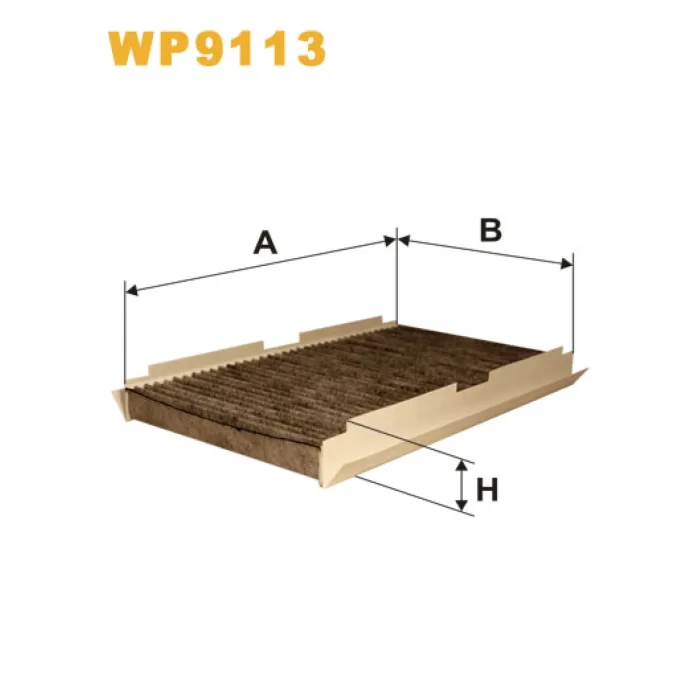 Фільтр салона Citroen C2, C3, C3 Picasso, C4, C4 II, DS4; Peugeot 1007, 307/307 SW, 30 Wix Filters (WP9113)