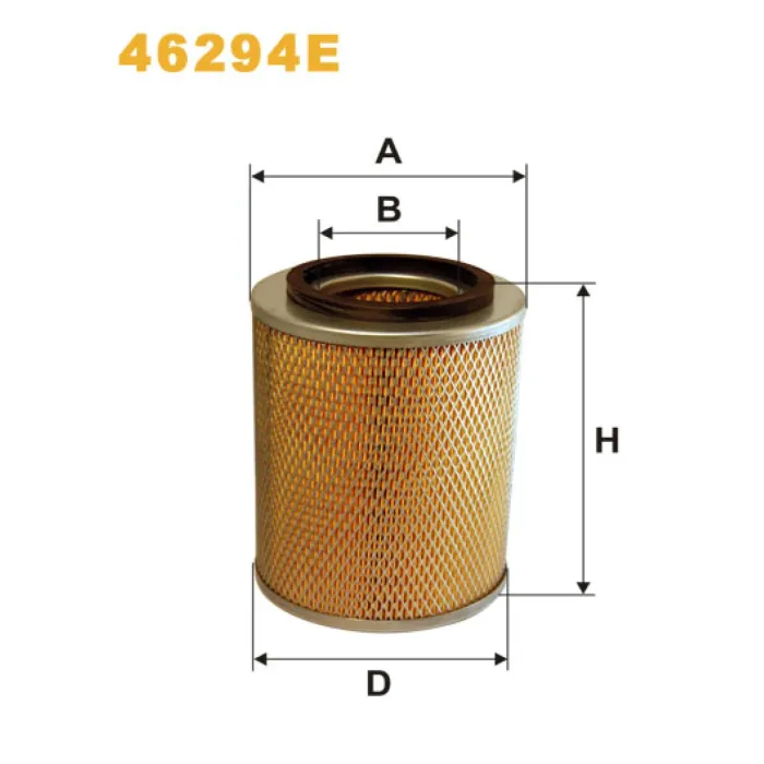 Фільтр повітря ABG Titan; Deutz Fahr Agrocompakt, D 06, D 07, D 07C, DX, DX 3, DX 3 Wix Filters (46294E)