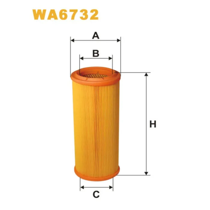 Фільтр повітря Fiat Doblo I Wix Filters (WA6732)